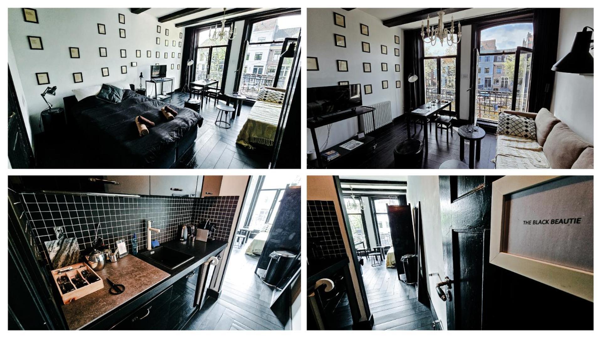 The Black Beauty Private Studio With Canal View From 1799 Amsterdam Extérieur photo