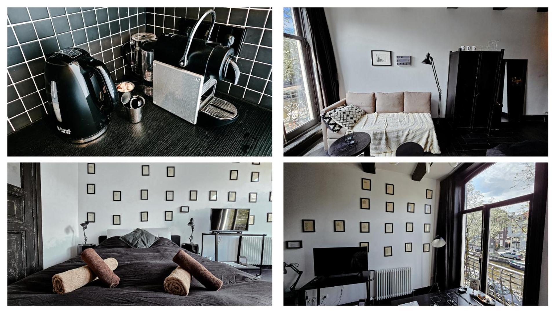 The Black Beauty Private Studio With Canal View From 1799 Amsterdam Extérieur photo